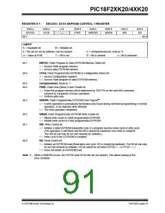 浏览型号PIC18F43K20-E/PT的Datasheet PDF文件第91页