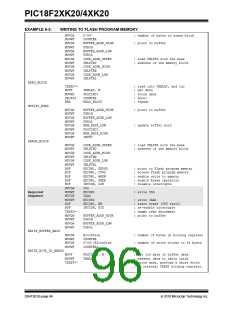 浏览型号PIC18F43K20-E/PT的Datasheet PDF文件第96页