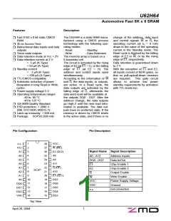 浏览型号U62H64的Datasheet PDF文件第1页