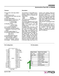 浏览型号U62H64SA35L的Datasheet PDF文件第1页