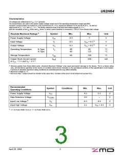 浏览型号U62H64SA35L的Datasheet PDF文件第3页