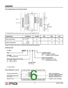 浏览型号U62H64SA35L的Datasheet PDF文件第6页