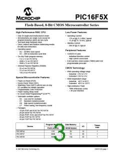 浏览型号PIC16F57-I/SP的Datasheet PDF文件第3页