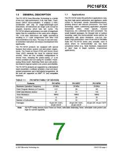 浏览型号PIC16F57-I/SP的Datasheet PDF文件第7页