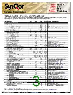 浏览型号PQ60025EML15NYA的Datasheet PDF文件第3页