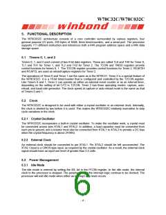 浏览型号W78C032C40DL的Datasheet PDF文件第6页