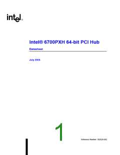 浏览型号6700PXH的Datasheet PDF文件第1页