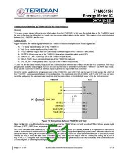 浏览型号71M6515H-IGTR/F的Datasheet PDF文件第51页