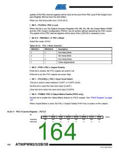 浏览型号AT90PWM3B-16SU的Datasheet PDF文件第164页