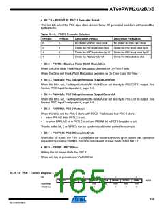浏览型号AT90PWM3B-16SU的Datasheet PDF文件第165页