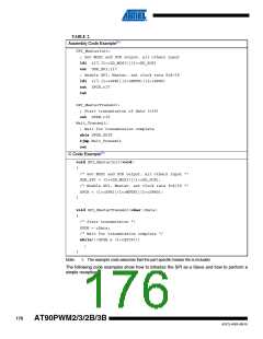 浏览型号AT90PWM3B-16SU的Datasheet PDF文件第176页