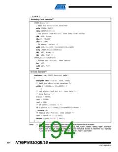 浏览型号AT90PWM3B-16SU的Datasheet PDF文件第194页