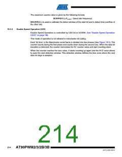 浏览型号AT90PWM3B-16SU的Datasheet PDF文件第214页
