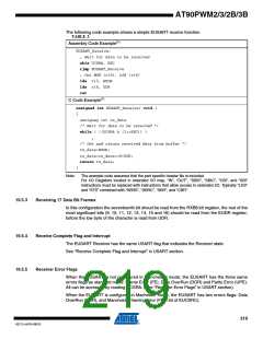 浏览型号AT90PWM3B-16SU的Datasheet PDF文件第219页