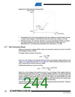 浏览型号AT90PWM3B-16SU的Datasheet PDF文件第244页