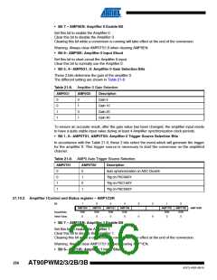 浏览型号AT90PWM3B-16SU的Datasheet PDF文件第256页