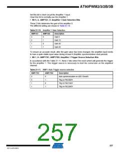 浏览型号AT90PWM3B-16SU的Datasheet PDF文件第257页