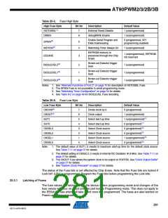 浏览型号AT90PWM3B-16SU的Datasheet PDF文件第281页