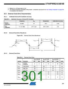 浏览型号AT90PWM3B-16SU的Datasheet PDF文件第301页