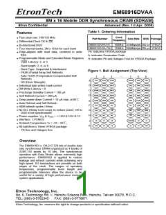 浏览型号EM68916DVAA的Datasheet PDF文件第1页