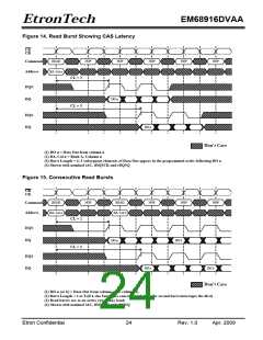 浏览型号EM68916DVAA的Datasheet PDF文件第24页
