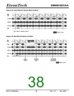 浏览型号EM68916DVAA的Datasheet PDF文件第38页