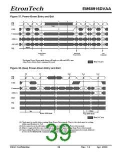 浏览型号EM68916DVAA的Datasheet PDF文件第39页