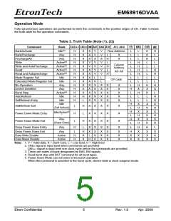 浏览型号EM68916DVAA-75H的Datasheet PDF文件第5页