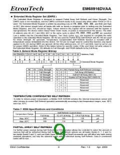 浏览型号EM68916DVAA的Datasheet PDF文件第9页