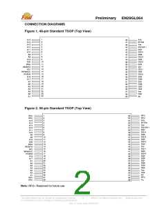 浏览型号EN29GL064B-70BIP的Datasheet PDF文件第2页