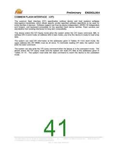 浏览型号EN29GL064T-70TIP的Datasheet PDF文件第41页