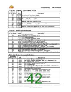 浏览型号EN29GL064T-70TIP的Datasheet PDF文件第42页