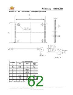浏览型号EN29GL064T-70TIP的Datasheet PDF文件第62页