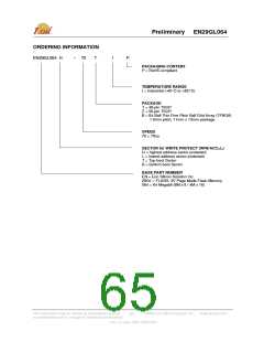 浏览型号EN29GL064T-70TIP的Datasheet PDF文件第65页
