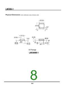 浏览型号LM386-1的Datasheet PDF文件第8页