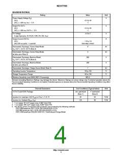 浏览型号NCV7703的Datasheet PDF文件第4页