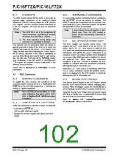 浏览型号PIC16F722-I/SS的Datasheet PDF文件第102页