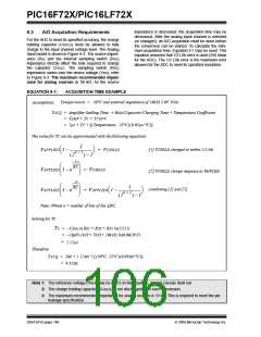 浏览型号PIC16F722-I/SS的Datasheet PDF文件第106页