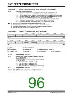 浏览型号PIC16F722-I/SS的Datasheet PDF文件第96页