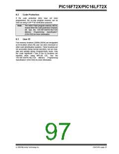 浏览型号PIC16F722-I/SS的Datasheet PDF文件第97页