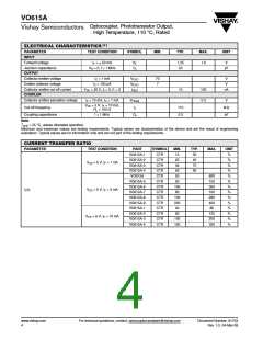 浏览型号VO615A-8的Datasheet PDF文件第4页