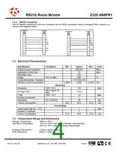 浏览型号232C-868FR1的Datasheet PDF文件第4页