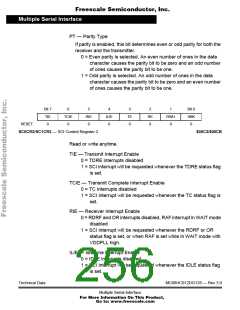 浏览型号68HC912DG128PV8的Datasheet PDF文件第256页
