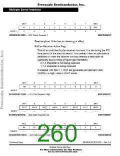 浏览型号68HC912DG128PV8的Datasheet PDF文件第260页