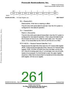 浏览型号68HC912DG128PV8的Datasheet PDF文件第261页