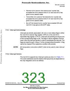 浏览型号68HC912DG128PV8的Datasheet PDF文件第323页