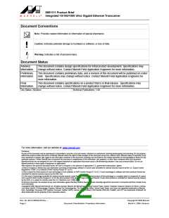 浏览型号88E1111-XX-CAA-C000的Datasheet PDF文件第2页