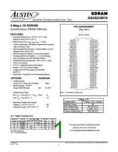 浏览型号AS4SD4M16_05的Datasheet PDF文件第1页