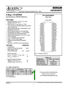 浏览型号AS4SD4M16DG-10/IT的Datasheet PDF文件第1页