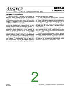 浏览型号AS4SD4M16_05的Datasheet PDF文件第2页